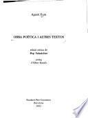 Obra poètica i altres textos