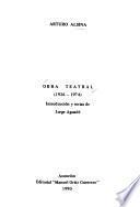 Obra teatral (1926-1974)