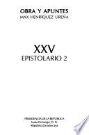 Obra y apuntes: Epistolario (3 pts.)