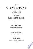 Obras científicas i literarias del Rafael Valentín Valdivieso