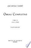 Obras completas: 1917-1928
