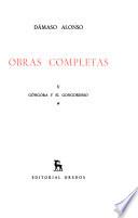 Obras completas -- Dámaso Alonso