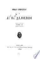 Obras completas de J. B. Alberdi...