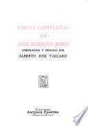 Obras completas de Jose Enrique Rodó