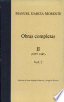Obras completas: v. 1-2. (1937-1942)