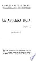 Obras de Anatole France: La azucena roja
