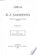 Obras de D.F. Sarmiento: De la educacion popular. 1896