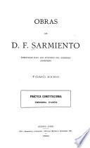 Obras de D.F. Sarmiento: Práctica constitucional. 1899-1900