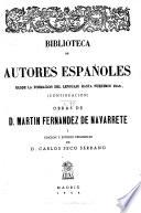 Obras de D. Martin Fernandez de Navarette