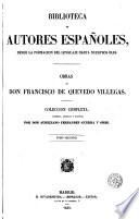 Obras de don Francisco de Quevedo y Villegas