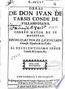 Obras de Don Iuan de Tarsis...