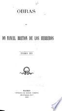 Obras de don Manuel Breton de los Herreros ...