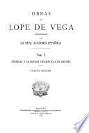 Obras de Lope de Vega publicadas por la Real Academia Española