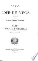 Obras de Lope de Vega, publicadas por la Real Academia Española
