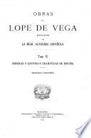 Obras de Lope de Vega publicadas por la Real Academia Española