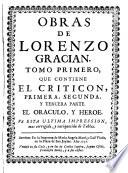 Obras de Lorenzo Gracian
