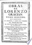 Obras de Lorenzo Gracian