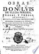 Obras de Luis de Ulloa Pereira, Prosas y Veros