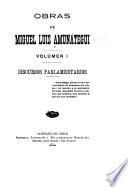 Obras de Miguel Luis Amunátegui. --: Discursos parlamentarios