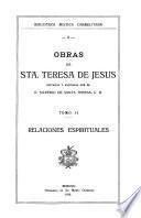 Obras de Santa Teresa de Jesus: Relaciones Espirituales