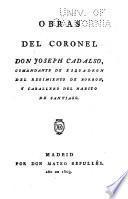 Obras del coronel don Joseph Cadalso: Ocios de mi juventud