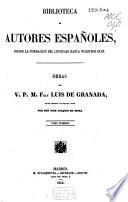 Obras del V. P. M. Fray Luis de Granada