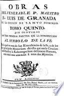 Obras del Venerable Fr. Luis de Granada