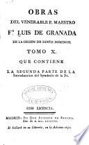 Obras del venerable p. maestro fr. Luis de Granada ...