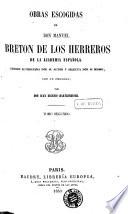 Obras escogidas de don Manuel Breton de los Herreros