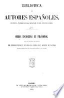 Obras escogidas de filósofos