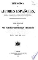 Obras escogidas del Padre Fray Benito Jerónimo Feijoo y Montenegro