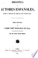 Obras escogidas del padre José Francisco de Isla
