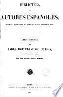Obras escogidas del padre José Francisco de Isla