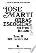 Obras escogidas en tres tomos: 1886-octubre 1891