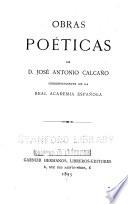 Obras poéticas de d. José Antonio Calcaño