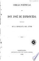 Obras poéticas de Don José de Espronceda