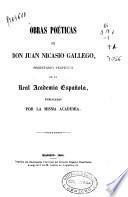 Obras poéticas de Don Juan Nicasio Gallego