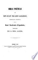 Obras poéticas de Don Juan Nicasio Gallego