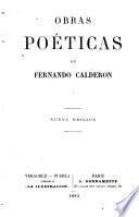 Obras poéticas de Fernando Calderon