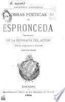 Obras poéticas de Jose de Espronceda