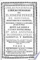 Obras posthumas lyricas humanas