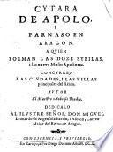 Obras varias, y Parnaso en Aragon