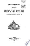 Observaciones meteorolʹogicas