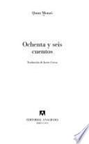 Ochenta y seis cuentos