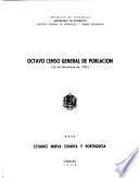 Octavo censo general de población, 26 de noviembre de 1950: Estados Nueva Esparta y Portuguesa