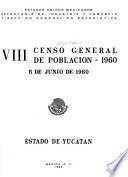 Octavo censo general de poblacion, 8 de junio de 1960