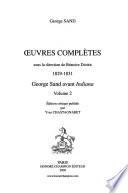 Oeuvres complètes 1829-1831