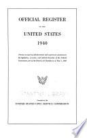 Official Register of the United States