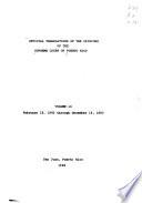 Official Translations of the Opinions of the Supreme Court of Puerto Rico