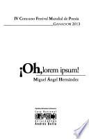¡Oh, lorem ipsum!